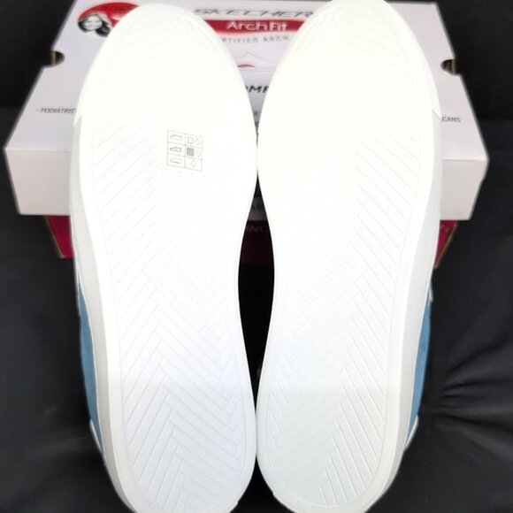 Skechers Arch Fit Legend Court Classics Sneakers Women's Shoes US 11 Light Blue - Picture 5 of 11